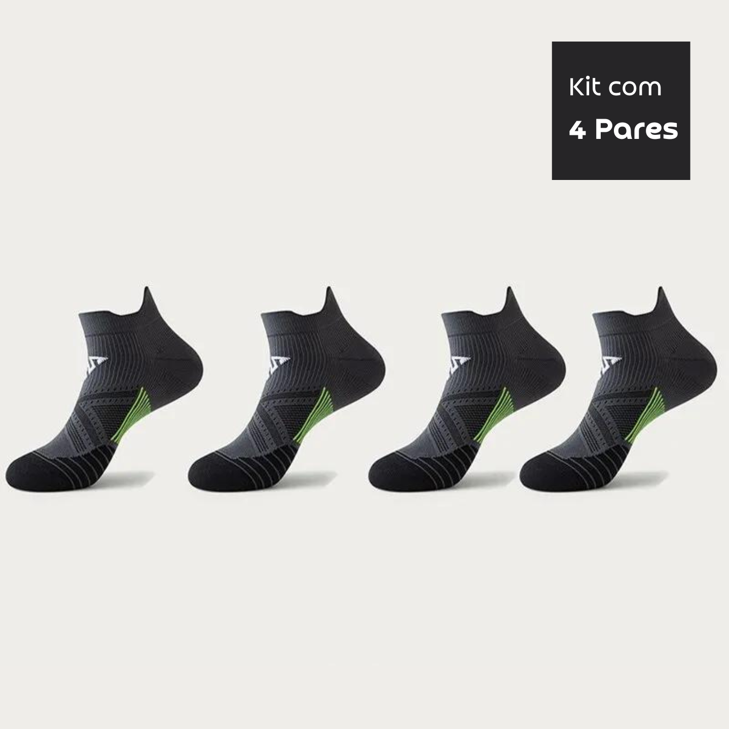 Kit 4 Pares - Meia Running